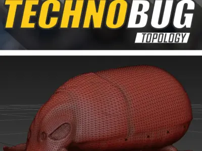 Technobug tech bug 3D model
