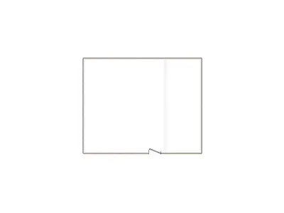 Simple Exterior Sketch by Interior - 501-750 SF - Xactimate 3D model