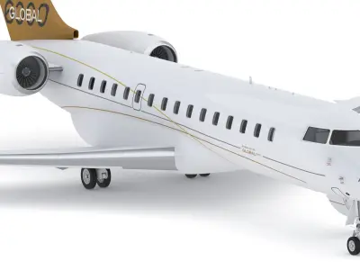 Bombardier Global 6000 3D model