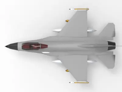 US Military Aircraft 6 list 3d model Part III 3D model