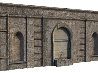 fountain cartoon 3D model