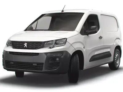 Peugeot E Partner Van SWB 2022 3D model