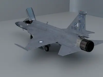 JF-17 THUNDER FIGHTER JET 3D model