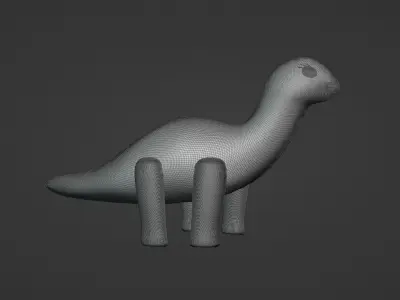 Inflatable Dinosaur Toy  3D model