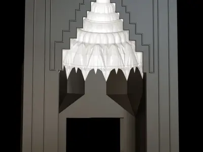 muqarnas gate 3D model