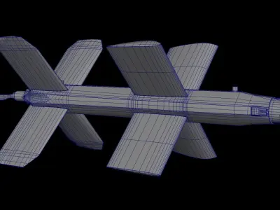 Lancet 52 - Modern Military UAV Low-poly 3D model