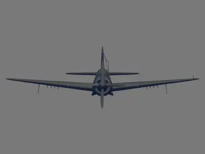 SB2C-4 Helldiver 3D model