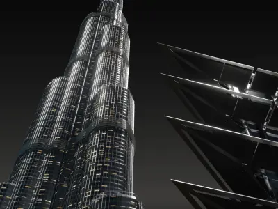Burj Khalifa 3D model