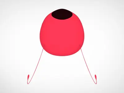 Tikki  Low-poly 3D model