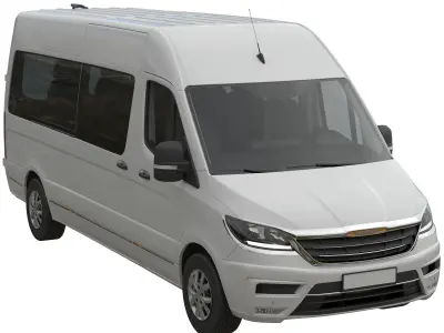 Minibus Generic 3D model