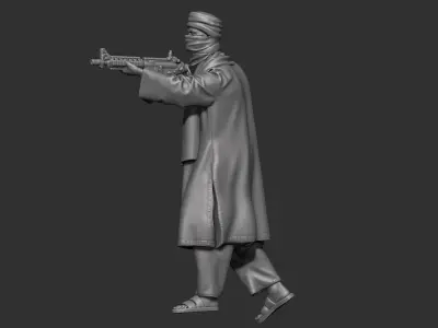 Eastern warrior 3D print model