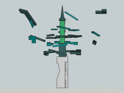 Temple 12 - Witch Temple 3D model