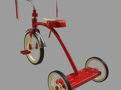 Bike Child Vintage 3D model
