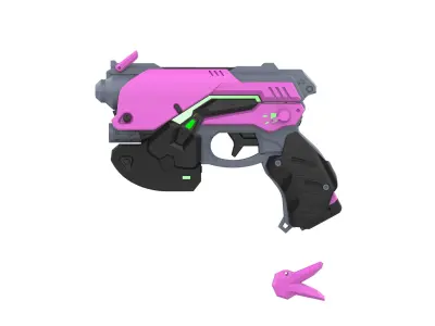 DVa Blaster - Overwatch - Commercial - Printable - STL 3D print model