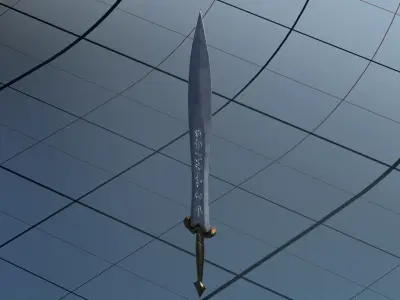 Sword 5 PBR 3D model
