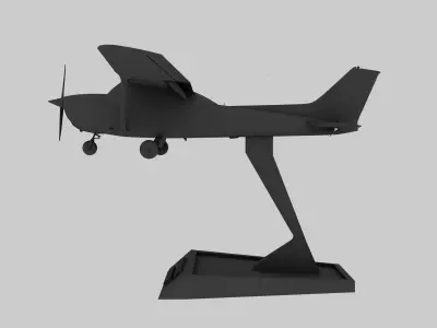 STL Cessna 172 Skyhaw 3D print model