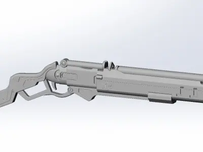 Overwatch Ashe Rifle Basic Model 3D model
