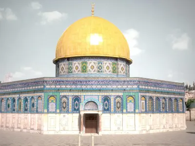 Dome Of The Rock Jerusalem 3D model