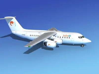 BAe 146-200 Belle Air 3D model