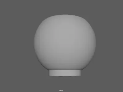 Glass Fish Bowl  3D model