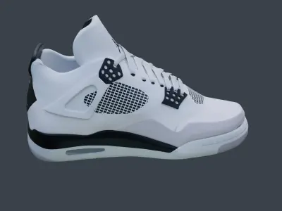 NIKE JORDAN 4 3D model