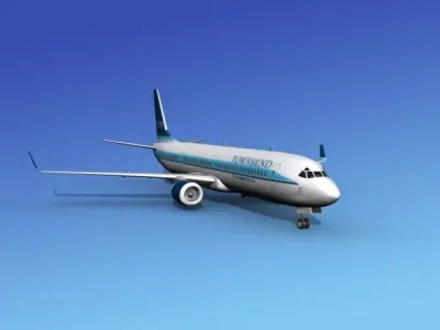 Boeing 737-900ER Townsend 3D model