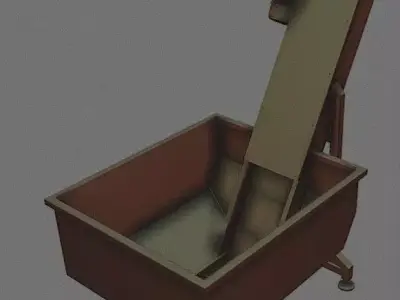 Conveyor belt shooting machine 3D model