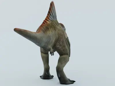 Spinosaurus dinosaur 3D model