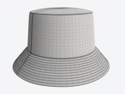 Bucket Hat Casual 02 3D model