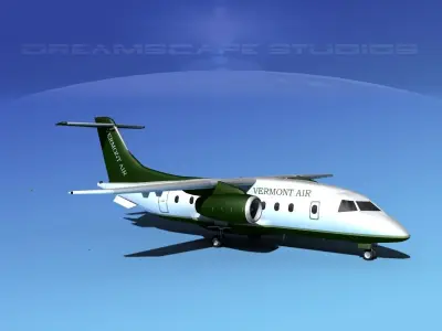 Dornier 328Jet Vermont Air 3D model