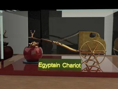 King Tut Chariot  3D model