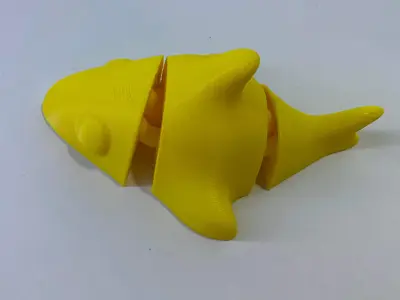 Flexi Fish Articulated Print in Place Free 3D print model