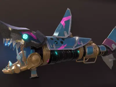 Jinx Fishbone Arcane 3D model