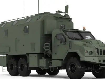 Command  military vehicle 3D model