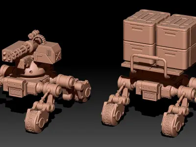 Sentry and transport drone 3D print model