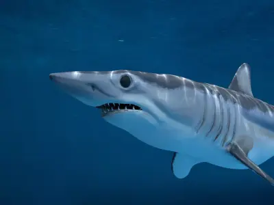 Shortfin Mako Shark 3D model