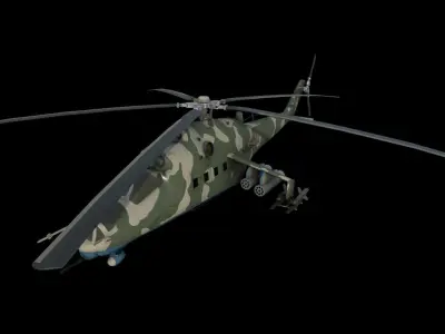 Military Vehicle Pack 02  Low-poly 3D model