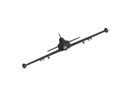 j-21 jastreb 3D model