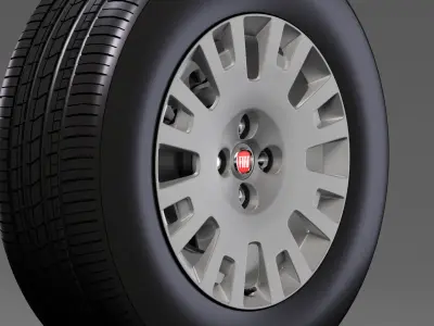 Fiat Fiorino 2wheel 2017 3D model