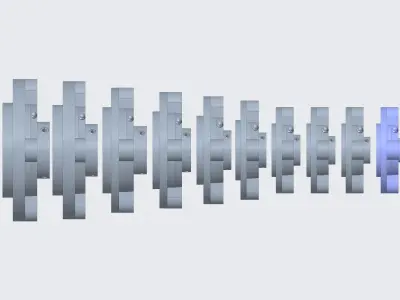 Ball Bearing Cast Iron Pilot Free 3D model