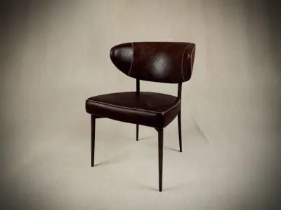 Rustic Chair Free 3D model