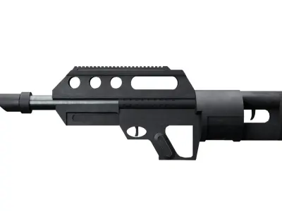 Pancor Jackhammer MK3A1 Custom Low-poly 3D model