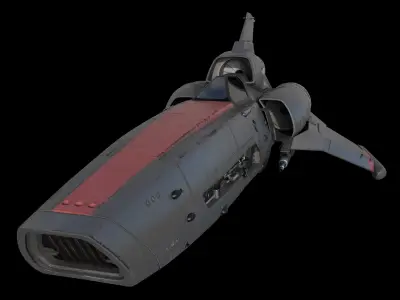 space fighter 3D model