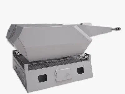 35MM Oerlikon Millenium Gun 3D model 3D model