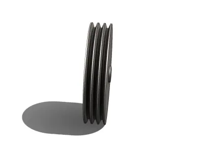 Polia Para Correias Pulley for V-A Belts 145 3D model