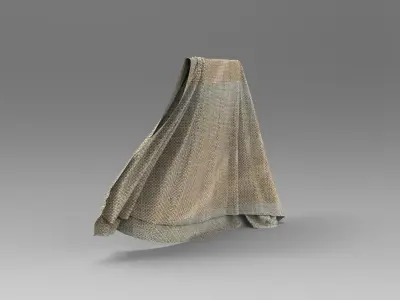 Set 6 in 1 Cloth 2 Low-poly 3D model
