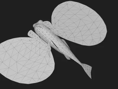 Gurnard Low-poly 3D model