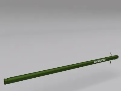 Cirit-Laser Guided Missile Low-poly 3D model