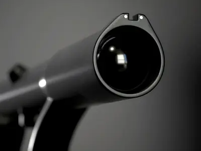 Steyr Aug PBR Low-poly 3D model