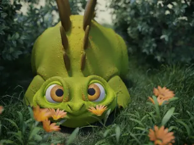 Cute Baby Stegosaurus 3D print model